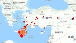 Akdeniz’de 4,1 Büyüklüğünde Deprem Meydana Geldi