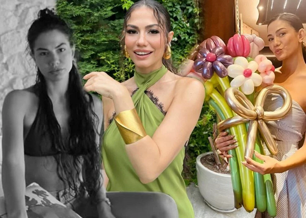 Demet Özdemir’den Renkli Tatil Pozları