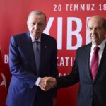 Lefkoşa’da Erdoğan’dan iki devletli çözüm mesajı