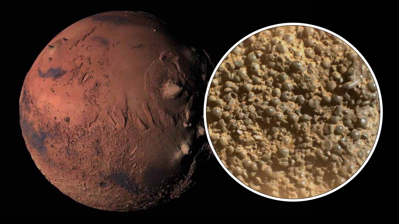 Mars'ta Gizemli Kaya Küreleri Keşfedildi