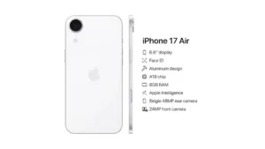 iPhone 17 Sızıntıları Apple’dan Ultra İnce Air Modeli