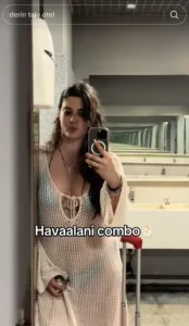 Derin Talu, Havalimanına Bikiniyle Girdi