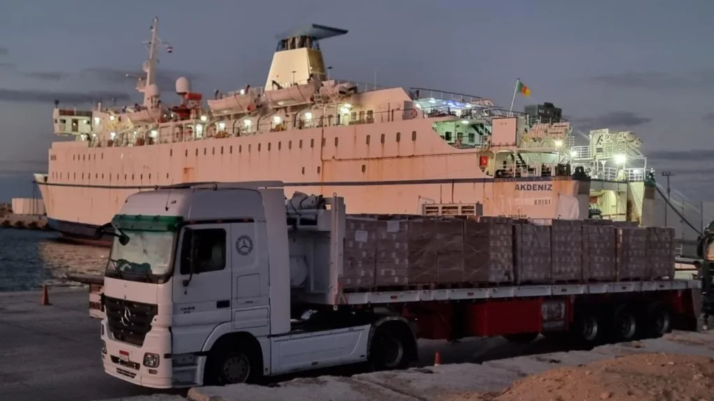 Türkiye’den 25 İnsani Yardım Tırı Gazze’ye Yola Çıktı