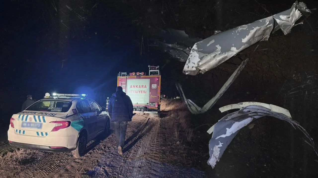 Libya Heyetini Taşıyan Jet Ankara’da Düştü: 8 Kişi Öldü