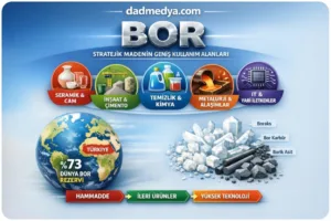 Nadir Toprak Elementleri ve Bor: Türkiye’nin Stratejik Madenleri