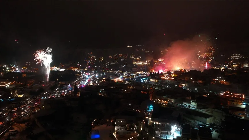İstanbul'dan Palandöken'e Türkiye'de Yeni Yıl Coşkusu