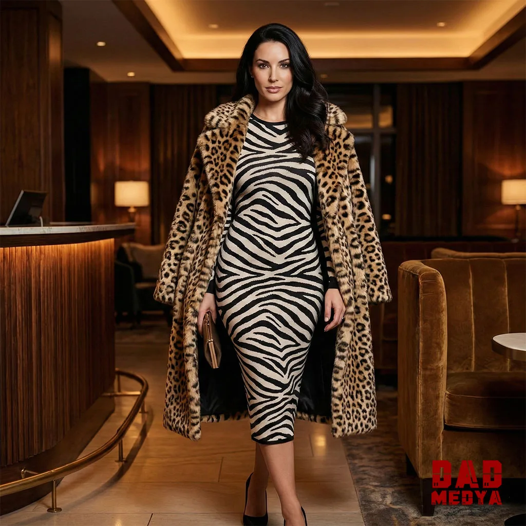 Kışın Seksi Ritmi Leopar Desen ve Enerjik Renkler