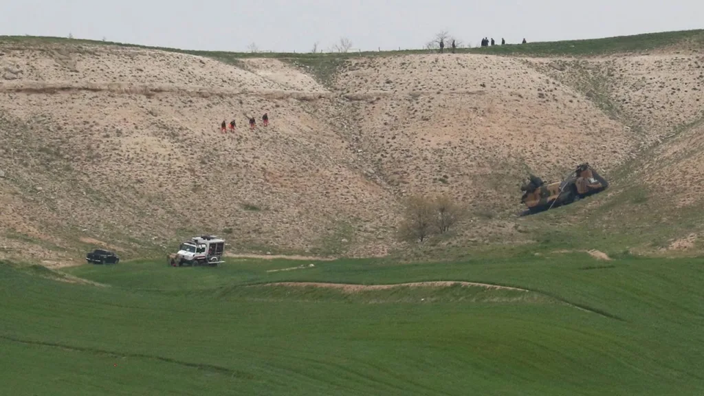 Ankara'da Helikopter Kazası