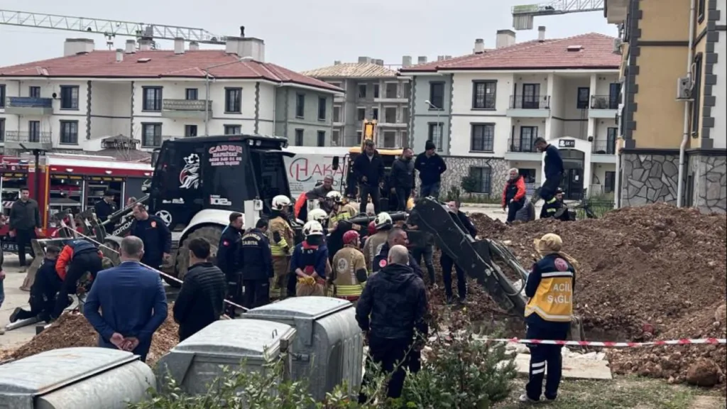 Kanalizasyon Çalışmasında Göçük