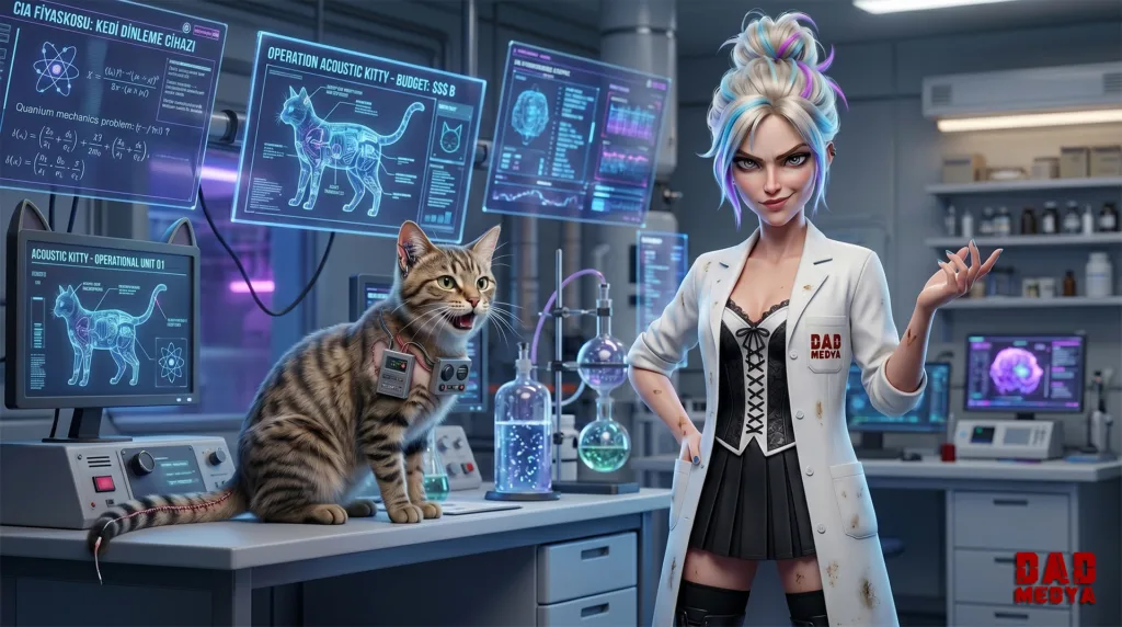 CIA Kediyi Nasıl Mikrofona Çevirdi? Operation Kitty