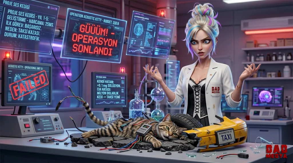 CIA Kediyi Nasıl Mikrofona Çevirdi? Operation Kitty