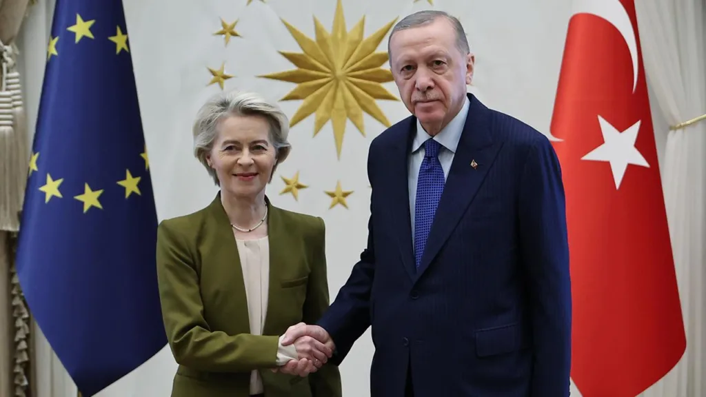 Erdoğan ve AB Komisyonu Başkanı Bölgesel Krizi Görüştü