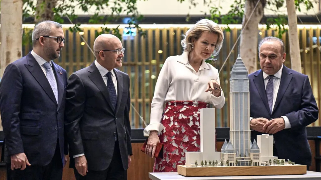 Kraliçe Mathilde İstanbul Finans Merkezi’ni Ziyaret Etti