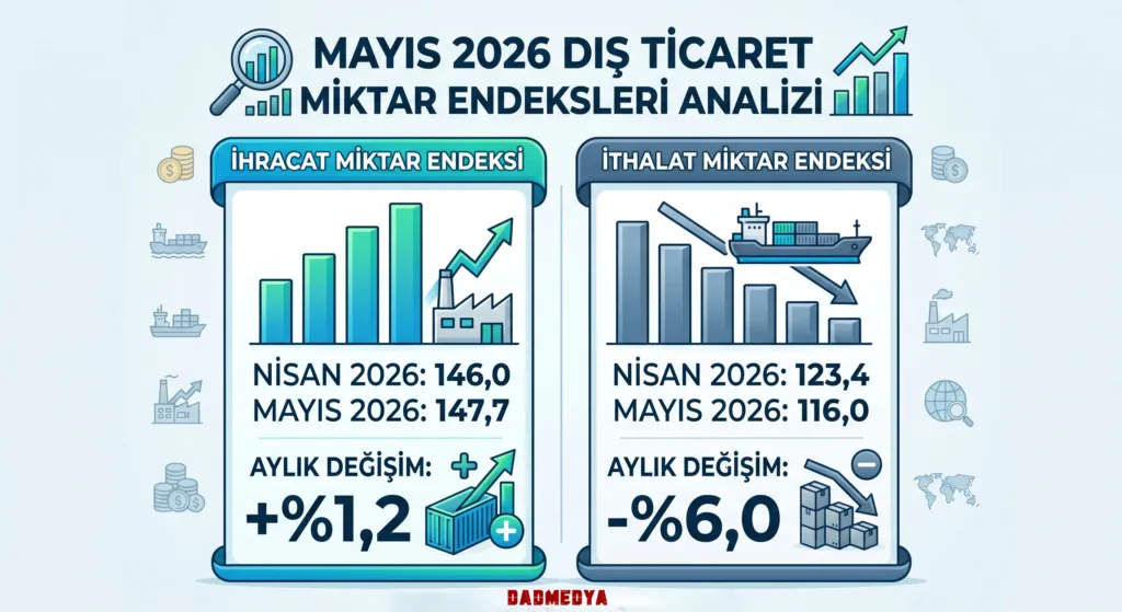 İhracat ve İthalat Birim Değer Endeksleri Arttı