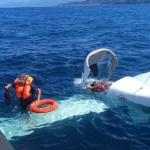 Özel Uçak Rize Açıklarında Denize İndi