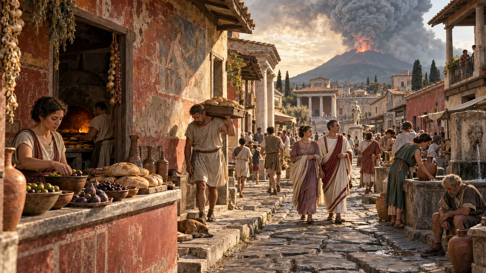 Pompeii’de Gerçek Günlük Yaşam
