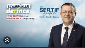 DERİNCE’DE BÜLENT ERSOY RÜZGÂRIiDerince Belediye Başkanı Av. Sertif Gökçe