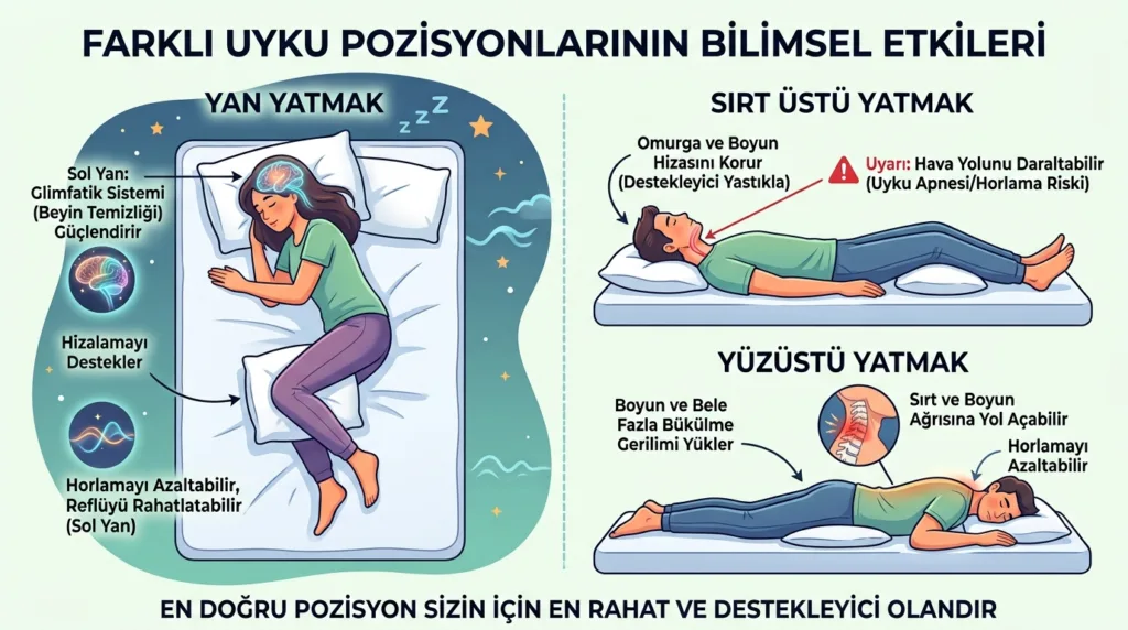 En Doğru Uyku Pozisyonu Hangisi