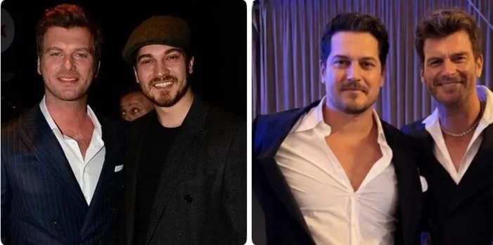 Kıvanç Tatlıtuğ ve Çağatay Ulusoy’un düğünden paylaşılan fotoğrafları