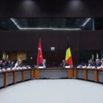 Türkiye ve Belçika heyetlerinin Brüksel toplantısı