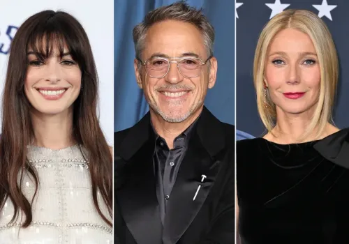 Anne Hathaway; Robert Downey Jr.; Gwyneth Paltrow