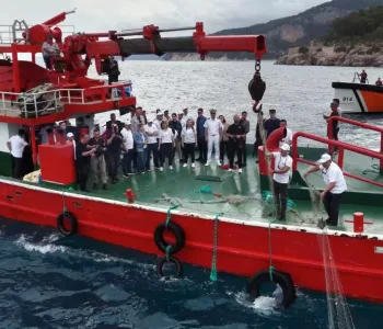 500 Metrelik Hayalet Ağ Çıkarıldı