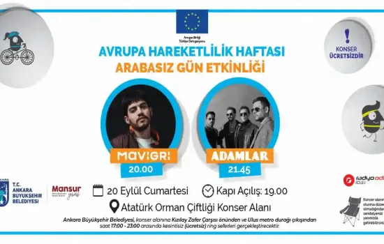 Ankara’da “Arabasız Gün” Konseri