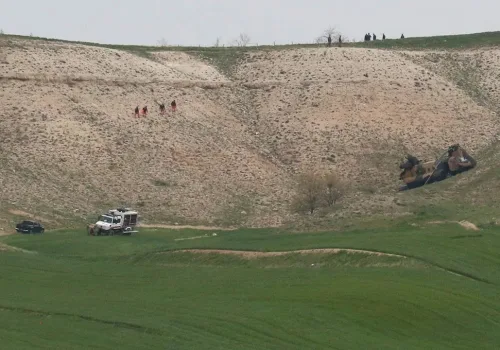Ankara'da Helikopter Kazası