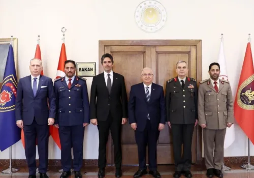 Bakan Güler ve Katar Heyeti Görüşmesi