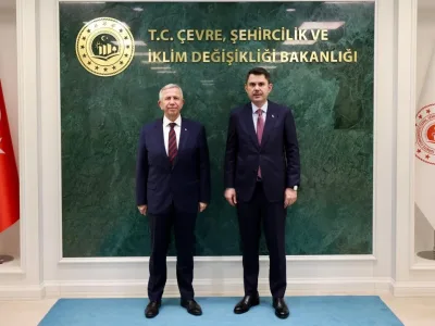 Bakan Kurum ve Mansur Yavaş Görüşmesi