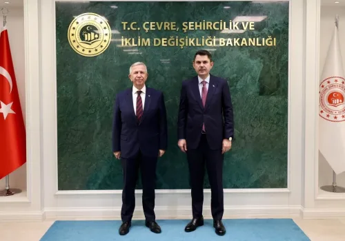 Bakan Kurum ve Mansur Yavaş Görüşmesi