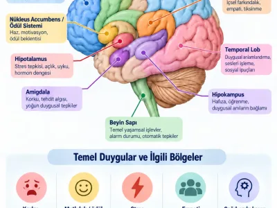 Beynin Anatomisi ve Duygular Hangi Bölge Neyi Yönetir