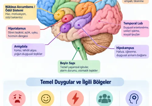 Beynin Anatomisi ve Duygular Hangi Bölge Neyi Yönetir