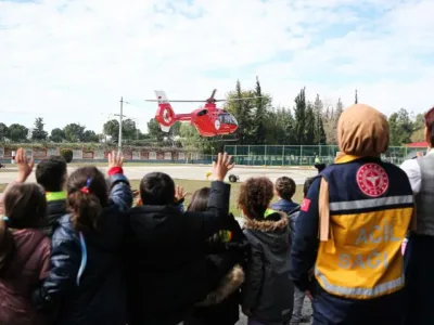 Çocuklar Acil Yardımı Yerinde Öğreniyor