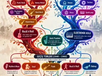 Dünya Müzik Türlerinin Soy Ağacı ve Evrimi