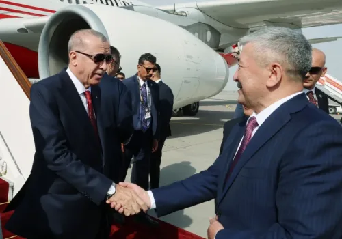 Erdoğan Bişkek'te