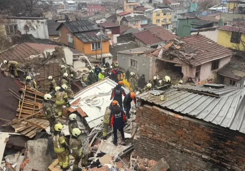 Fatih'te Doğal Gaz Patlaması