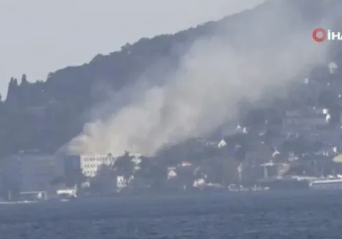 Heybeliada Deniz Harp Okulu’nda Yangın