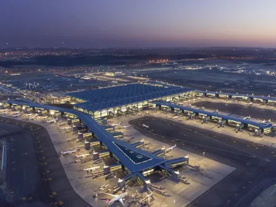 İstanbul Havalimanı terminalinin dışarıdan görünümü