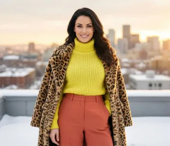 Kışın Seksi Ritmi Leopar Desen ve Enerjik Renkler