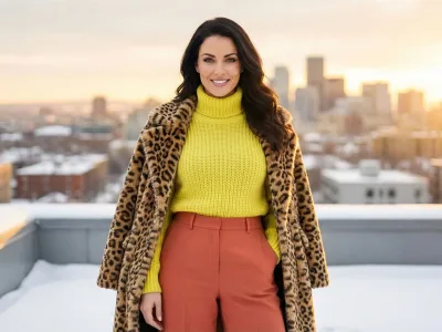 Kışın Seksi Ritmi Leopar Desen ve Enerjik Renkler