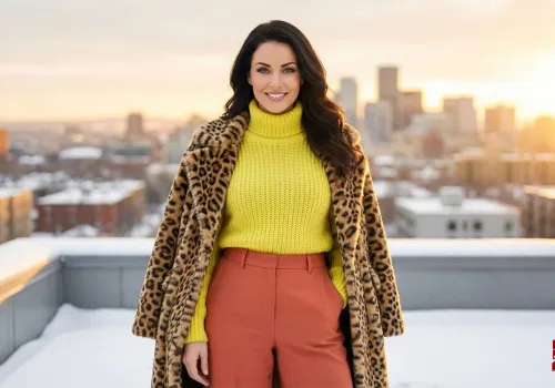 Kışın Seksi Ritmi Leopar Desen ve Enerjik Renkler