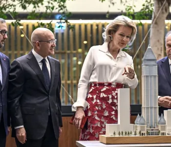 Kraliçe Mathilde İstanbul Finans Merkezi’ni Ziyaret Etti