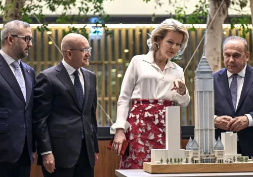 Kraliçe Mathilde İstanbul Finans Merkezi’ni Ziyaret Etti