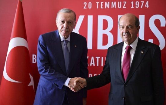 Lefkoşa’da Erdoğan’dan iki devletli çözüm mesajı