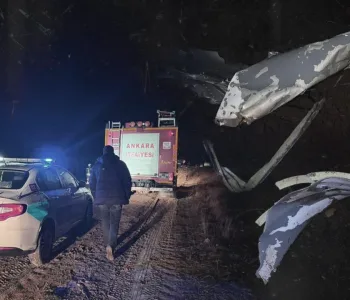 Libya Heyetini Taşıyan Jet Ankara’da Düştü