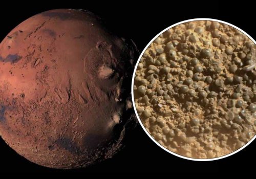 Mars'ta Gizemli Kaya Küreleri Keşfedildi