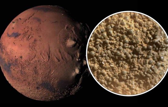 Mars'ta Gizemli Kaya Küreleri Keşfedildi