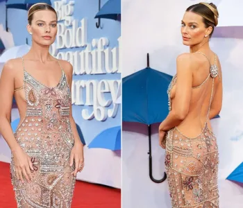 Naked Gown'la Sahneye Dönüş Margot Robbie Çok Konuşuldu