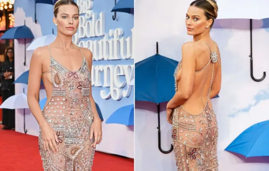 Naked Gown'la Sahneye Dönüş Margot Robbie Çok Konuşuldu